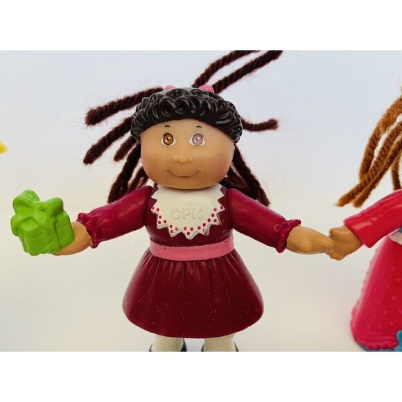 Cabbage Patch Kids CPK Doll Mini Figures Lot Of 3 PVC 1990s Figures - Picture 10 of 14